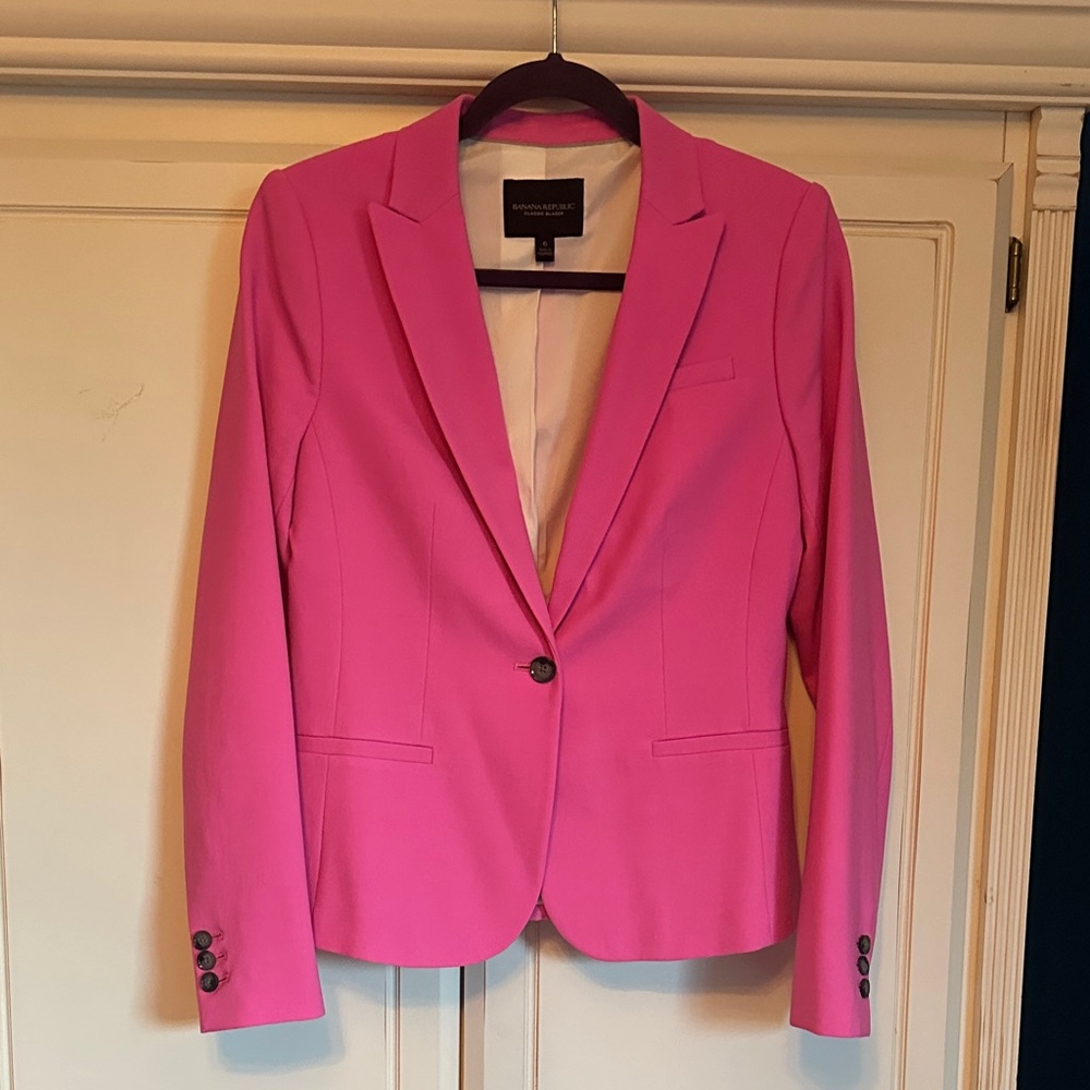 Banana Republic Fuchsia Blazer